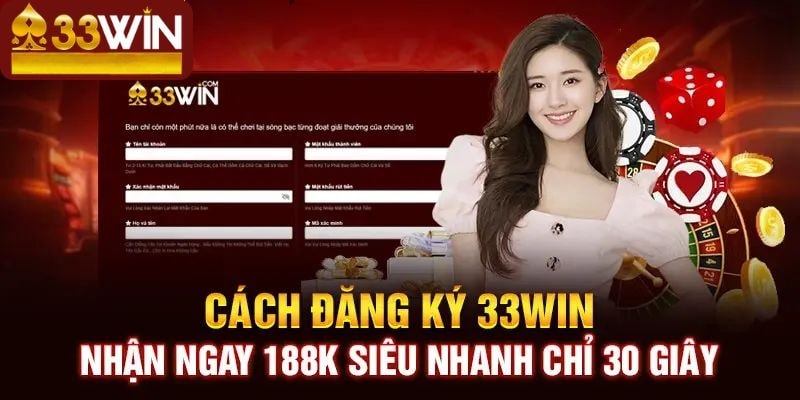 Cách đăng ký 3333win siêu dễ nhận ngay 188k